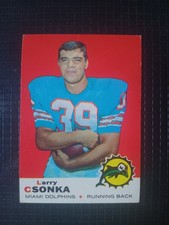 1969 Topps Football 120 Larry Csonka Zonk RC Rookie Card HOF VG or just better