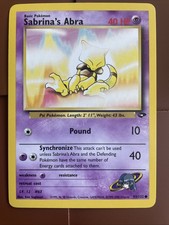 Pokémon TCG Sabrina's Abra Gym Challenge 93/132 Card