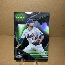 2026 Topps Chrome Black Nolan McLean RC Green Refractor /99 #65 Mets