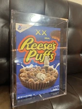 KAWS x Reese’s Puffs Blue Box Limited Edition Cereal In OG Case