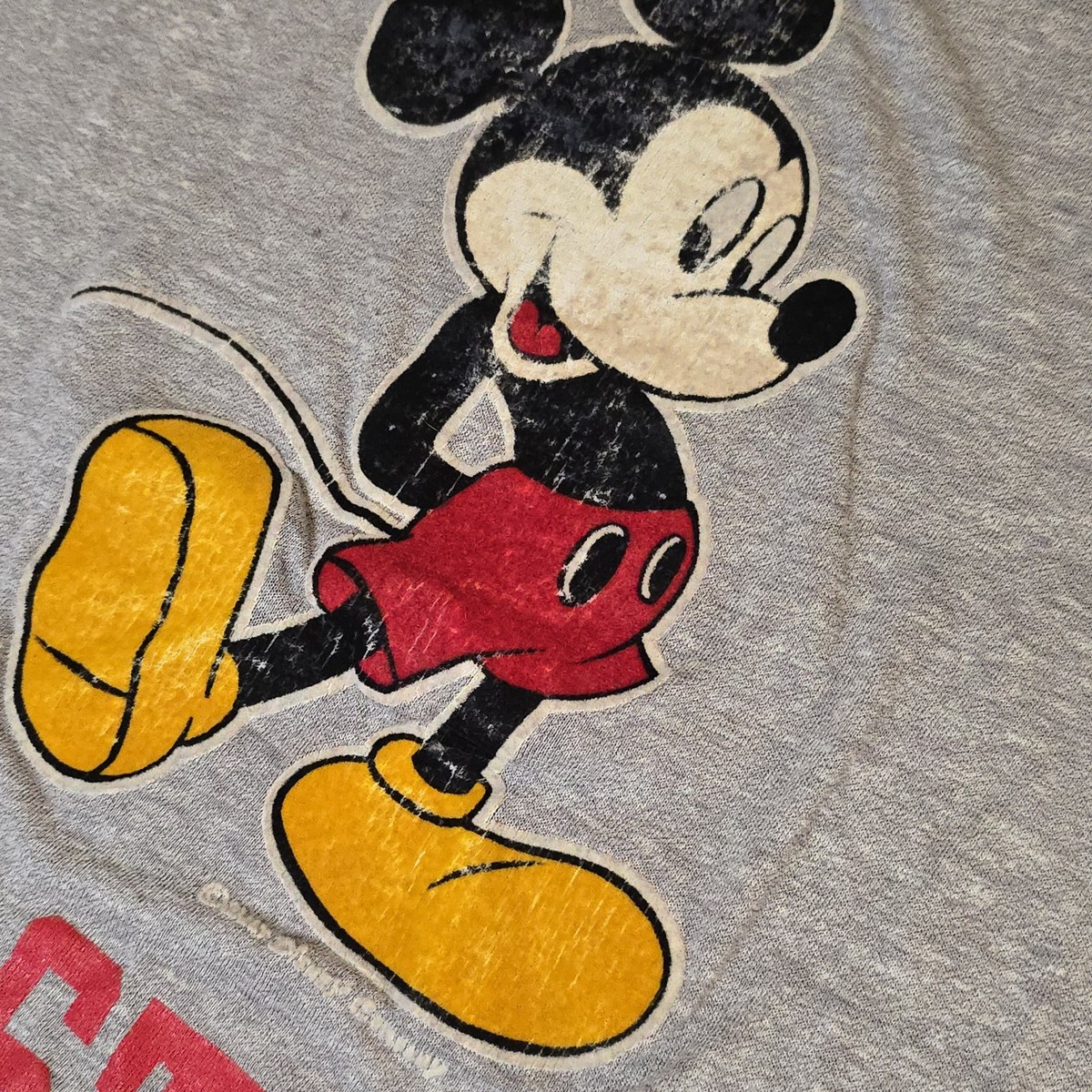 Vintage 80s Champion Disney OSU Ohio State Mickey Mouse T-Shirt M 