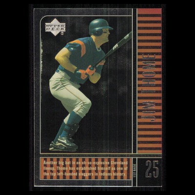 Jim Thome #41 2000 Upper Deck Legends Cleveland Indians Baseball Card MLB NM