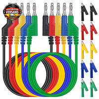 Messleitungen Set Mit Krokodilklemmen Bananenstecker PrüFspitzen FüR Multimeter