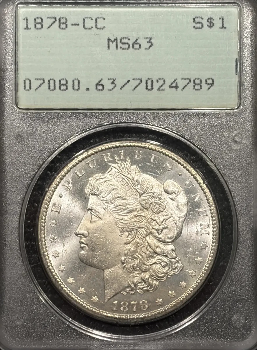Carson City Grade MS 63 1878 Year Morgan US Dollars (1878-1921