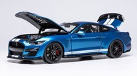 Ixo 1/18 Ford Mustang Shelby Gt 500 2022 Blau Statisches Modell Diecast