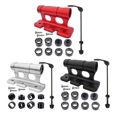 Bike Block Fork Mount with Adapters Quick Release Bicycles Front Fork Bracket