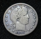 1895-S Barber Quarter * Semi Key Date * Great for a Book * 5893