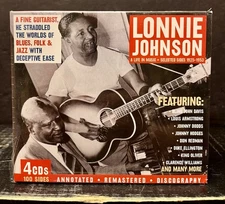 Lonnie Johnson 4 CD Box Set (UW4/JSF6) A Life in Music 1925-1953 JSP Brand New 1