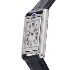Cartier Tank Basculante Steel 36mm x 24mm Silver Strap Rectangle Watch W1011258 2