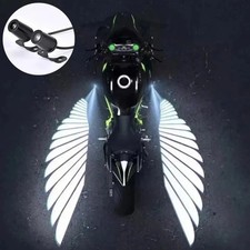 2 Pcs For Motorcycle Led Underbody Light Projector Ghost Angel Wings Laser Light