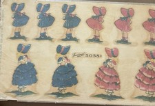 SUNBONNET GIRL- American’s Betty Best Vintage Decals- #5058- Vintage Mint