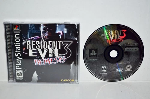 Resident Evil 3: Nemesis (Sony PlayStation 1, 1999) PS1 PSOne PSX 2 3 CIB MINT🔥