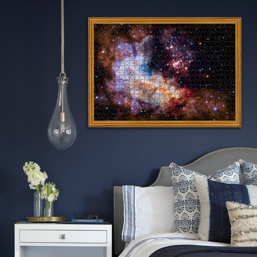 Space Puzzle 1000 Pieces Adult, Solar System Galaxy Puzzle, Hubble-Westerlund... - Picture 2 of 7