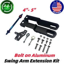 Bolt on Swing Arm Extension Kit 4"- 5" AL Rear For Razor MX650 SX500 Mini Bikes