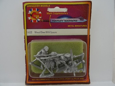 Grenadier Fantasy Warriors - 1402 - Wood Elves with Spears - S5-F6-10