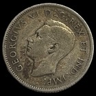 1937 Canada 25 Cents 80% Silver Coin George Canadian KM# 35 Lot D1-302 TONED — photo 10