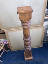 Pine Newel Post ,h 102.5 Cm , W 17.5 Cm