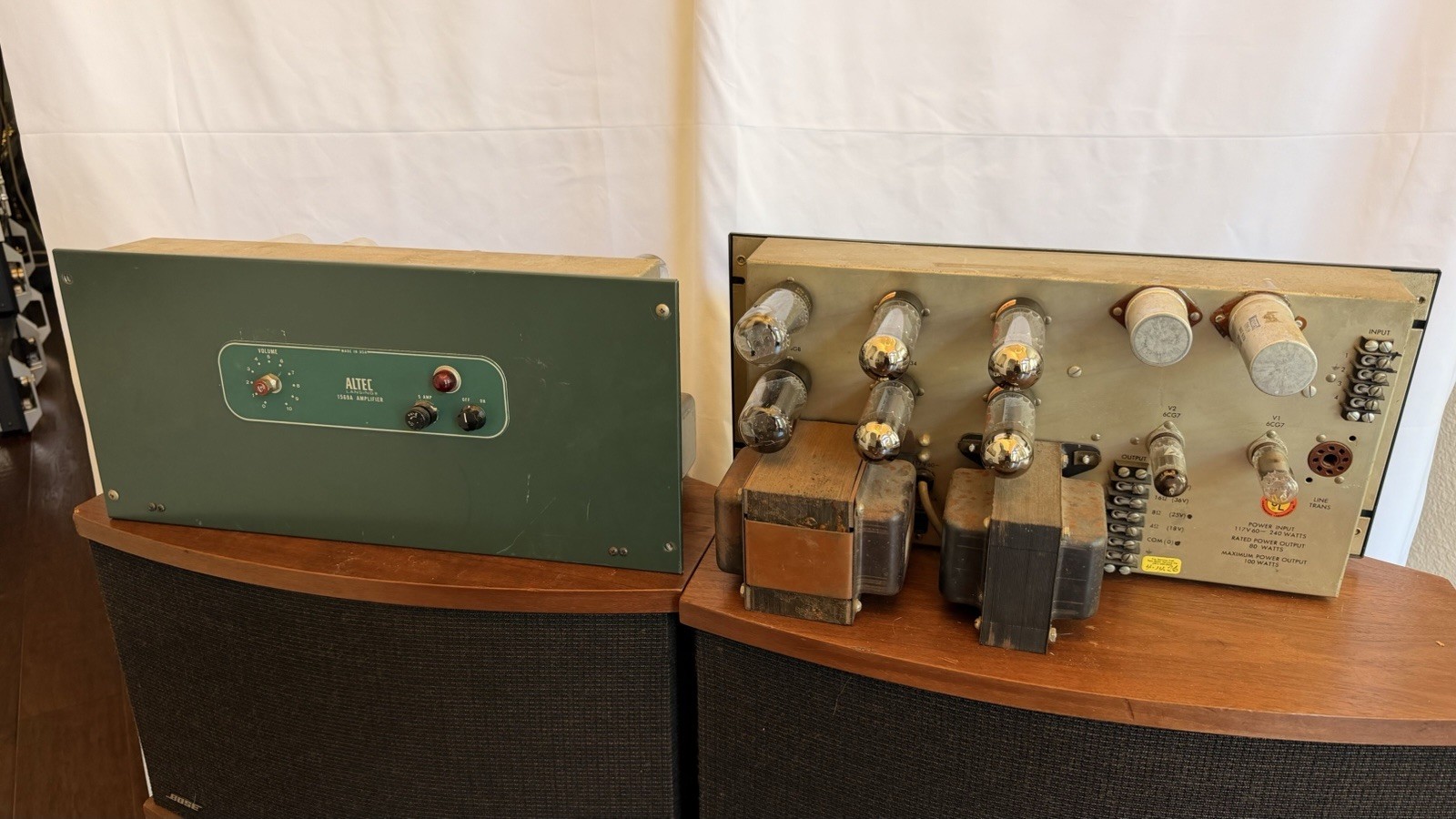 Altec 1569A EL34 Tube Amplifier Pair
