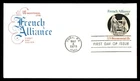 Mayfairstamps US FDC 1978 French Alliance US Bicentennial First Day Cover aaz_26