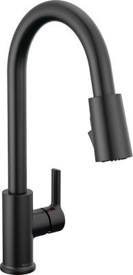 DELTA P7912LF-BL Kitchen Faucet 1.5 GPM Zinc Matte Black Single Handle Lever