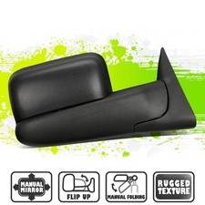 Manual Adjustment Side View Towing Mirror Right For Dodge Ram 1500-3500 94-02