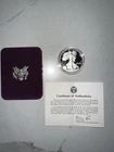 1986 Proof Walking Liberty Eagle Fine 999 Silver Coin