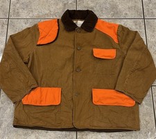 Vintage Mens XL American Field Sportswear Hunting Game Tan Blaze Jacket USA MADE