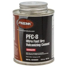 Prema Pfc-8 Ultra Fast Dry Vulcanizing Cement 8oz. Can