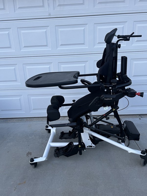 Altimate Medical EasyStand Evolv Standing Frame w/ Tray, Footrests & Power Lift
