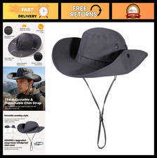 XL/XXL Oversized Sun Hat, UPF 50 Waterproof Quick Dry Wide Brim Fishing Bucket