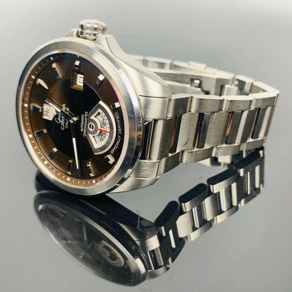 Tag Heuer Grand Carrera Dark Brown Steel Watch (WAV511C) 138214810 [P] - Photo 2/4