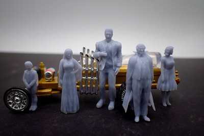 1/64 the Munsters family for Hotwheels Diorama