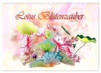 "Calendar 2027 · US Version · Lotus Flower Magic (Wall Calendar 2027 17\" × 12\" La"