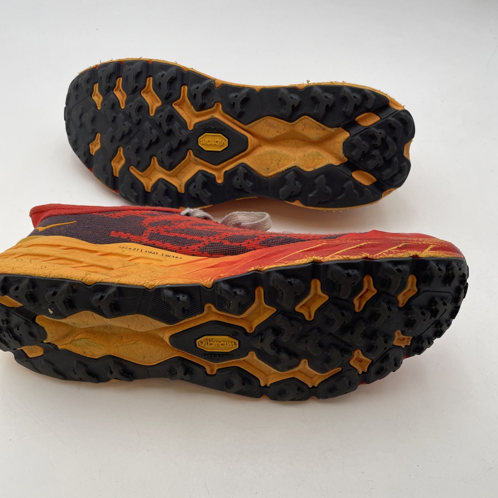 Hoka One One Speedgoat 5  Mens Size 12D Fiesta Radiant Yellow Shoes 1123157 FRYL thumbnail 5