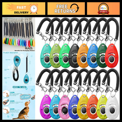 Pet Training Clicker with Wrist Strap - Clickers for Dogs, Cats, Birds & More, 1