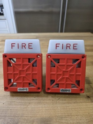 (2) Vintage Fire Alarm Wheel lock Signal 7004T-115  115VAC UNTESTED USED AS IS