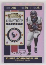 2019 Panini Contenders Season Championship Ticket 15/99 Duke Johnson Jr #34 ni4