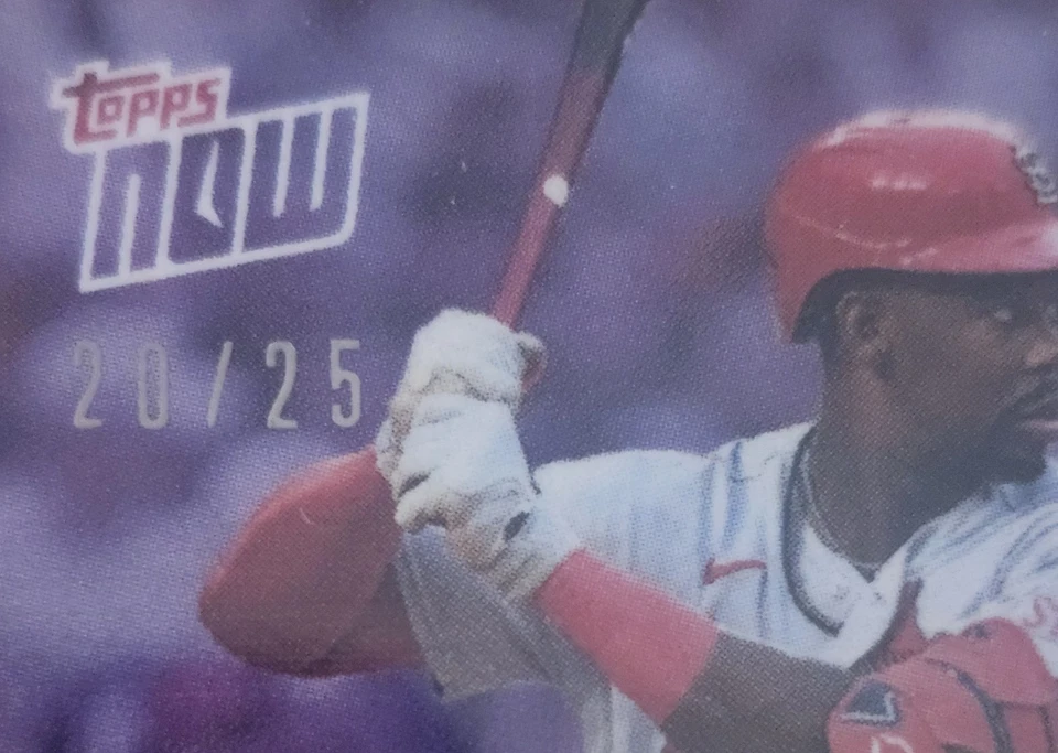 2024 Topps Now JORDAN WALKER /25 Autograph 'Road to Opening Day' BLUE INK! #JW-A - Image 2 of 3