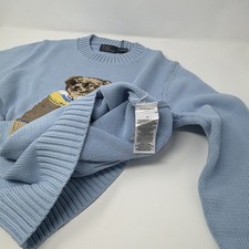 Polo Ralph Lauren Light Blue Polo Bear Sweater Women’s Medium