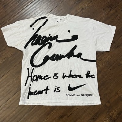 Rare Nike x Comme des Garçons CDG Naomi Osaka AOP Autographed T-shirt Mens XL