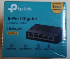 TP-Link 5-Port Gigabit Desktop Switch (TL-SG105) NEW sealed free shipping