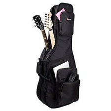 Protec CF234DBL Double Electric Guitar Gig Bag, Double Electric - Gold Series
