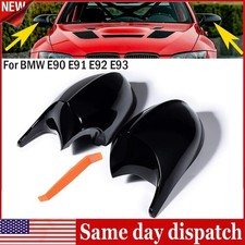 For Bmw E90 E91 E92 E93 Prelci Gloss Black M3 Style Side View Mirror Cover Caps For Bmw E90 E91 E92 E93 Prelci Gloss Black M3 Style Side View Mirror Cover Caps