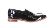 Franco Sarto Womens Kira Black Loafer Non-Heeled Black