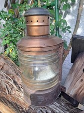 Positionsleuchte, Antik, messingfarben gestrichen , mit Prüfnummer!