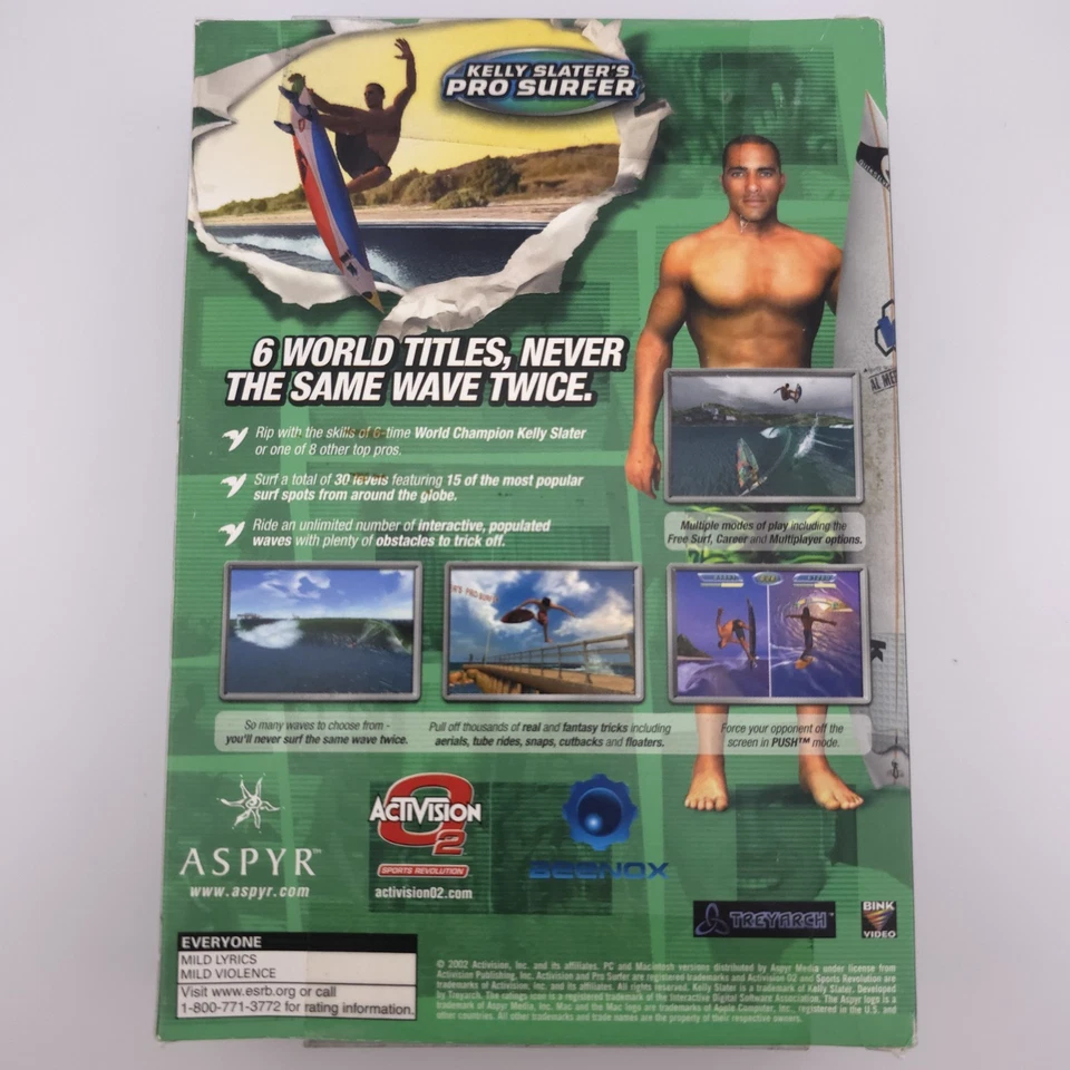 Kelly Slater's Pro Surfer, 2002, Small Box, New & Sealed - Image 3 of 4