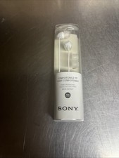 Sony Fashionable In-Ear Wired Headphones - White MDR-EX15LP New