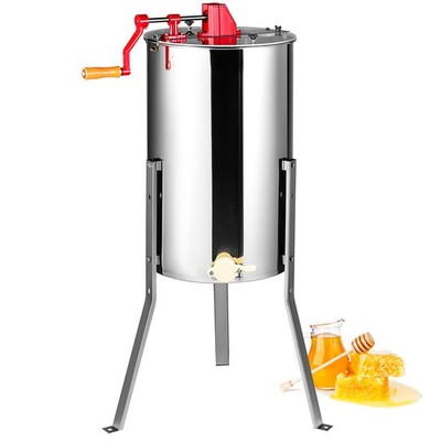 Manual Honey Extractor Beekeeping Equipment 2/4 Frames Stainless Steel