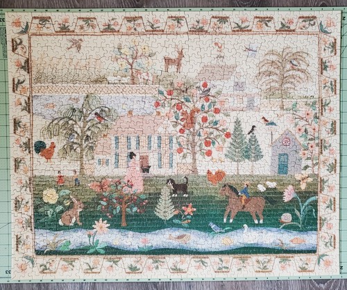 Puzzle Springbok New England Fantasy 1000 pc Vintage 24" x 30" Complete - Picture 2 of 5