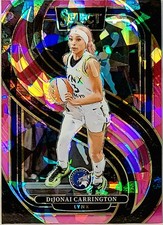 2025 Panini WNBA Select Pink Ice Prizm DiJonai Carrington #155 SKY